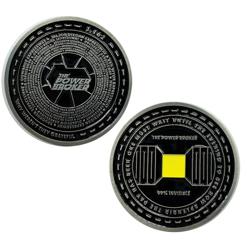 99% Invisible: The Power Broker Challenge Coin