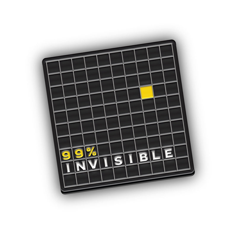 99% Invisible: Enamel Pin