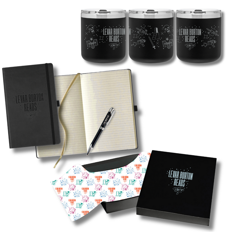 LeVar Burton Reads: Tumbler & Writing Set Bundle