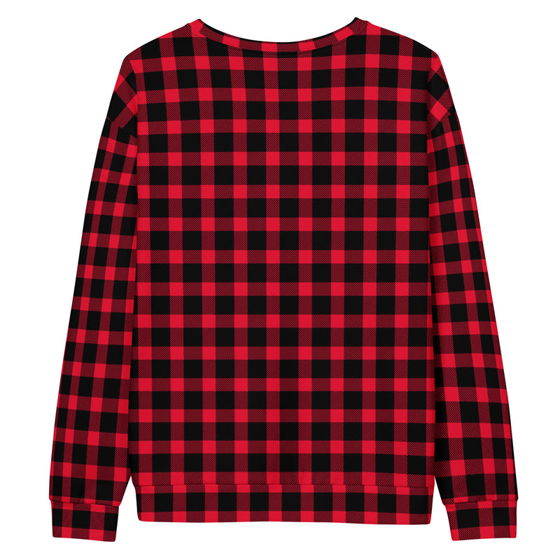 Busted Open: Plaid PJ Sweatshirt