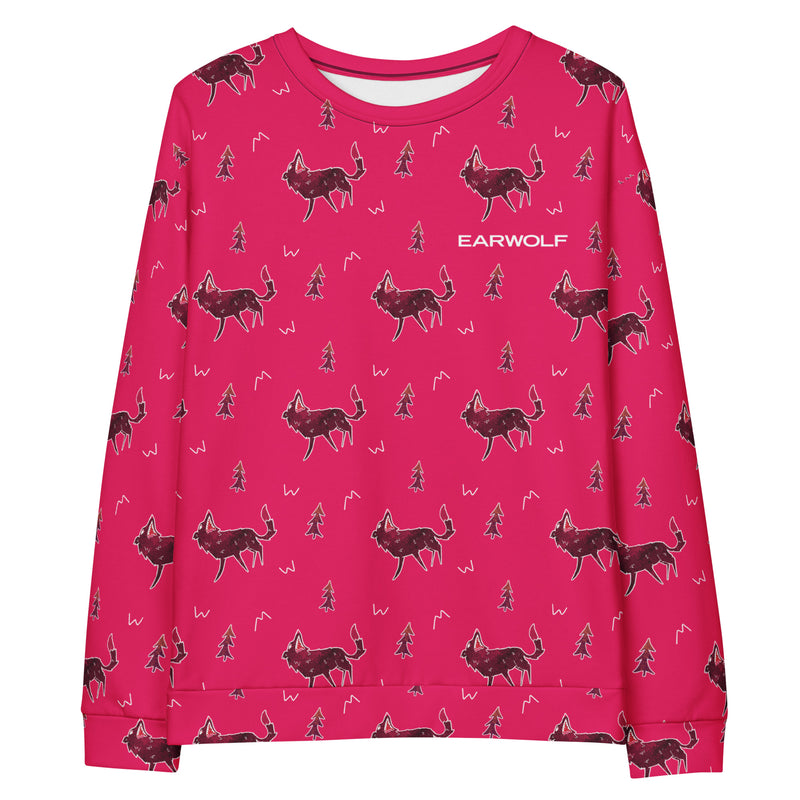 Earwolf Presents: Wolf Pack Pink Sweatshirt