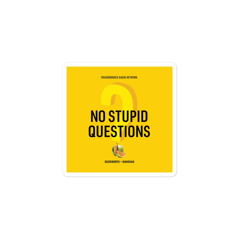 Freakonomics: No Stupid Questions Sticker