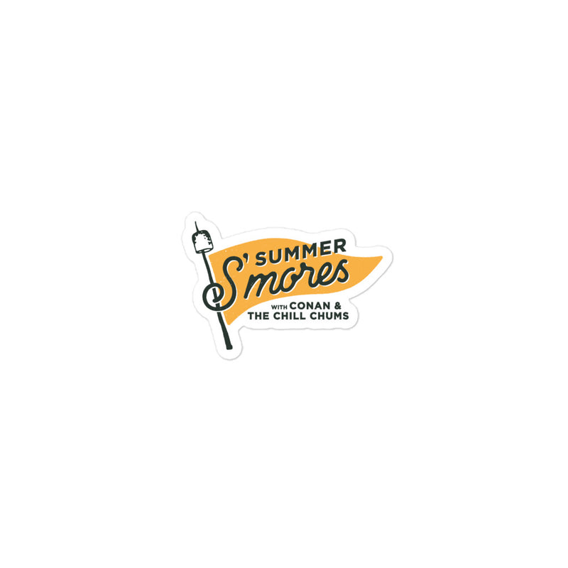 Conan O'Brien Needs A Friend: Summer S'mores 24 Pennant Sticker