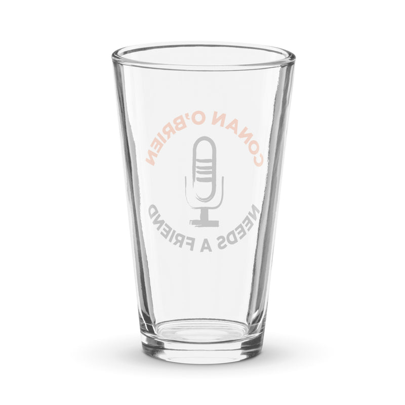 Conan O'Brien Needs A Friend: Hot Mic Pint Glass