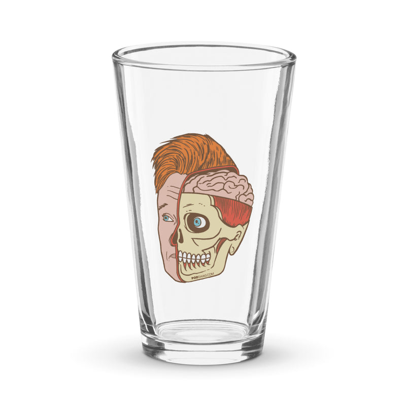 Conan O’Brien: Face Skull Pint Glass