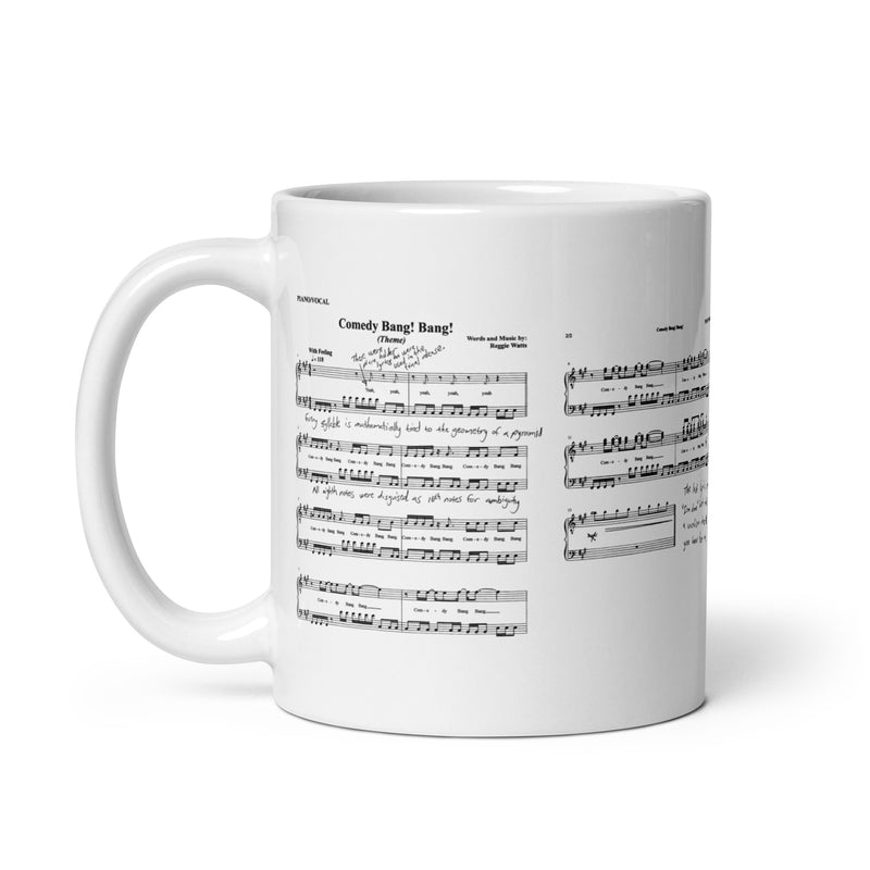 Comedy Bang Bang: Theme Sheet Music Mug