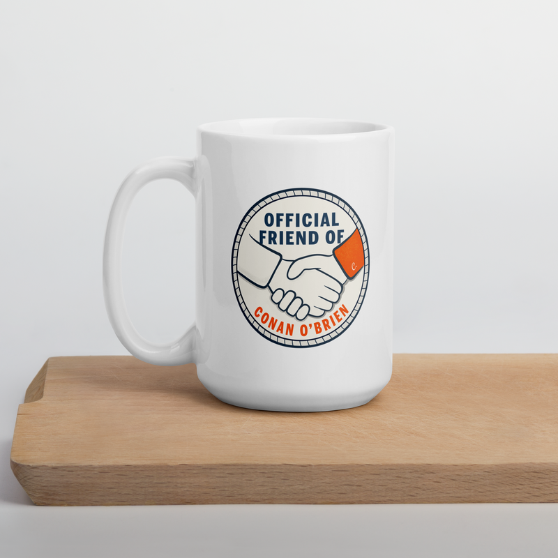 Conan O’Brien Needs A Friend x Club None: Official Friend Mug