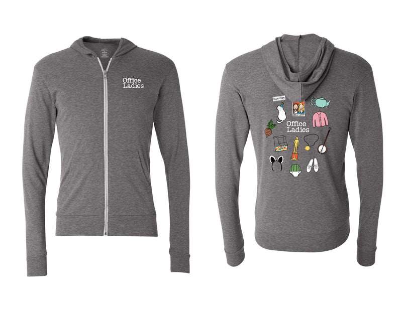 Office Ladies: Icons Lightweight Zip Hoodie