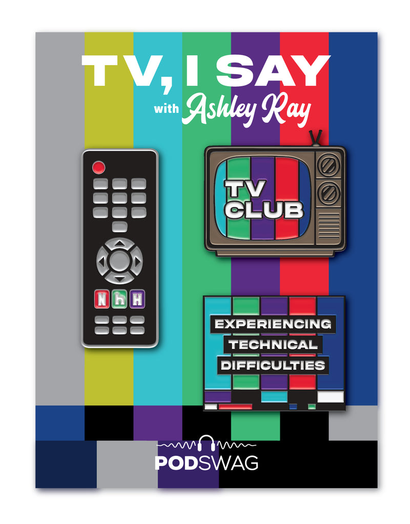 TV, I Say: Enamel Pin Set