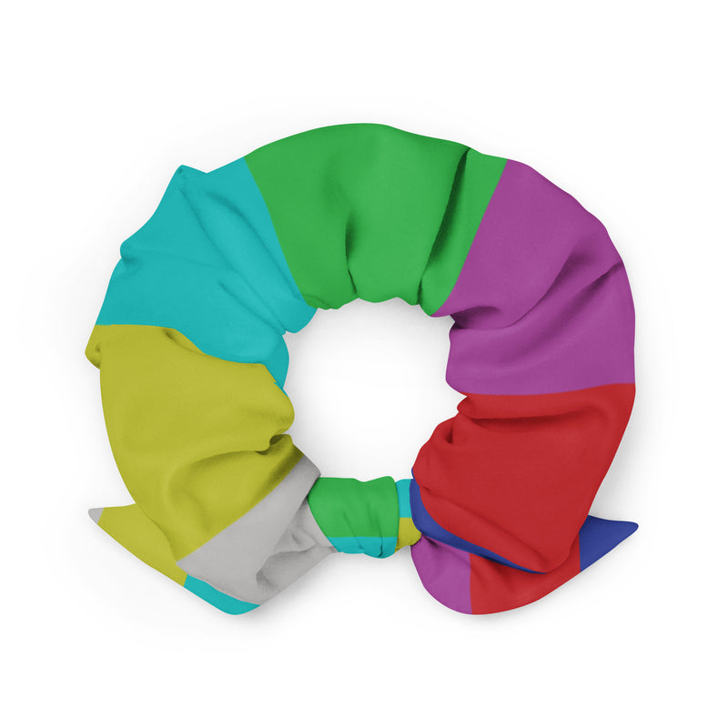 TV, I Say: Color Bars Scrunchie