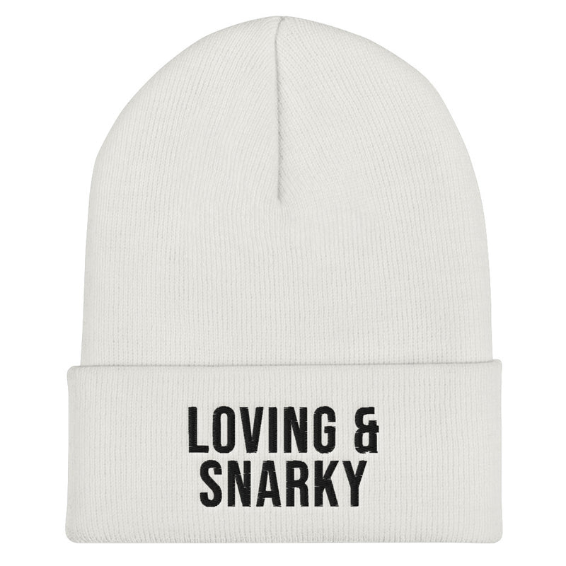 Love to See It: Cuffed Beanie (White)